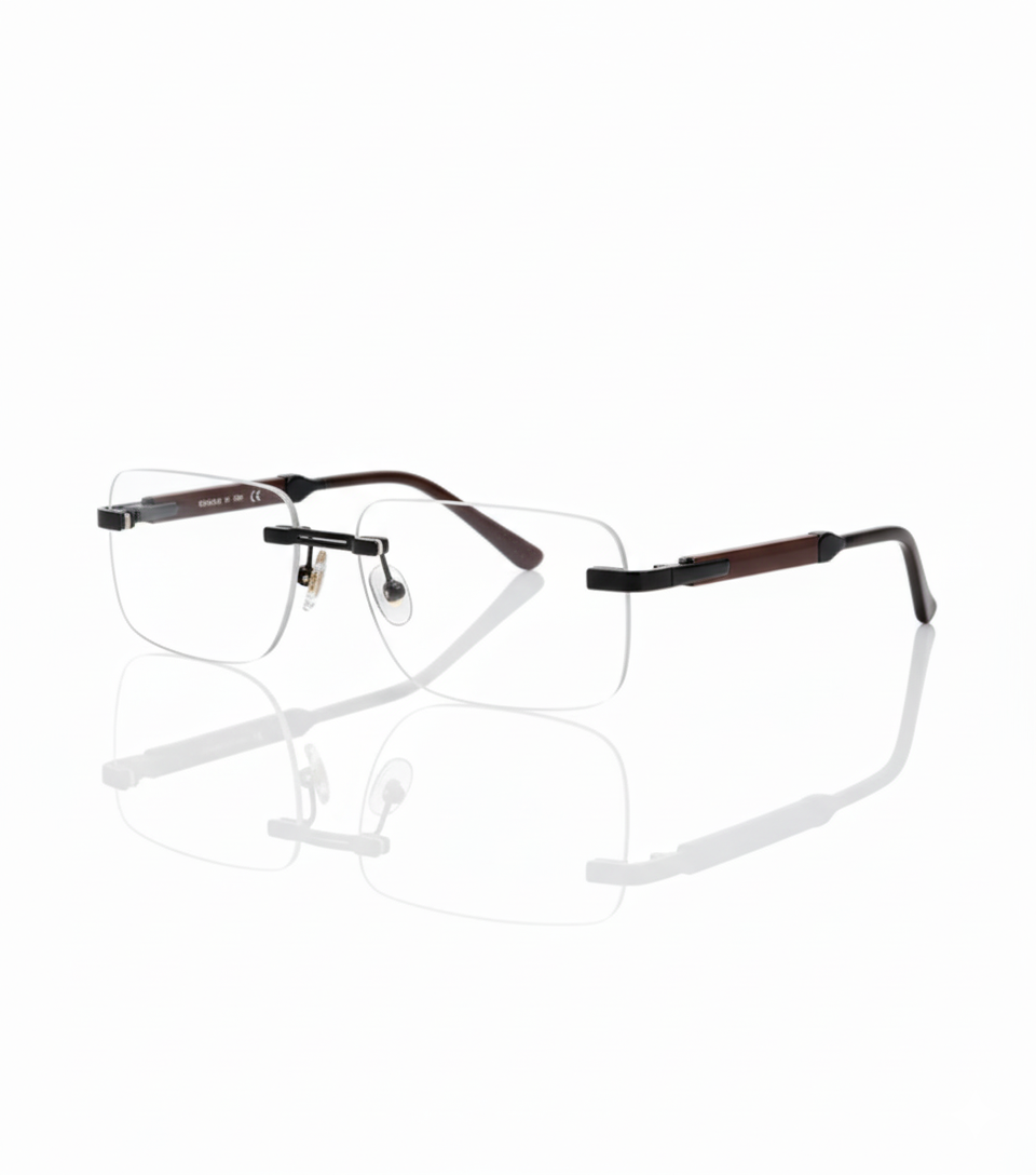 Cartier Gunmetal-Wooden Luxury Glasses 048