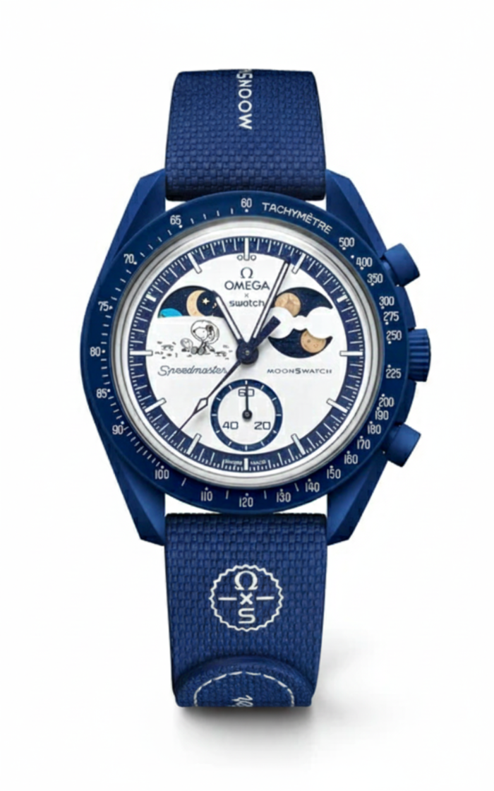 Swatch X Omega Mission To Earthphase Moonshine Gold