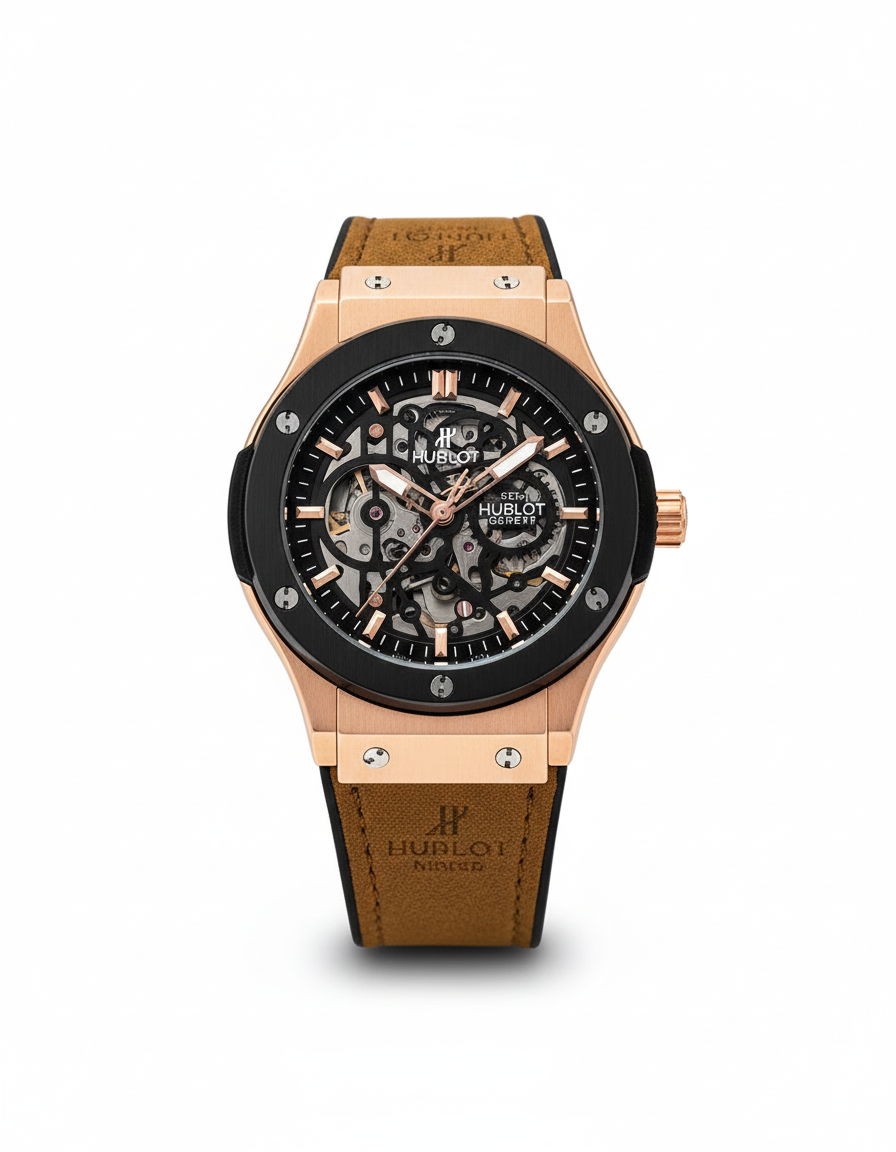 The Hublot Open Heart is a striking fusion of swiss precision and avant-garden- design
