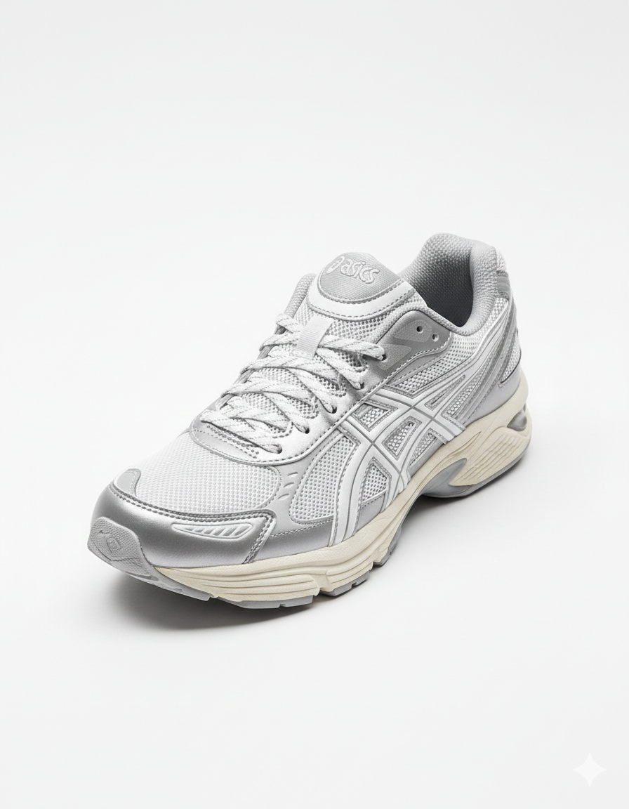Asicss Gel-Kinetic Fluent White Silver 5043