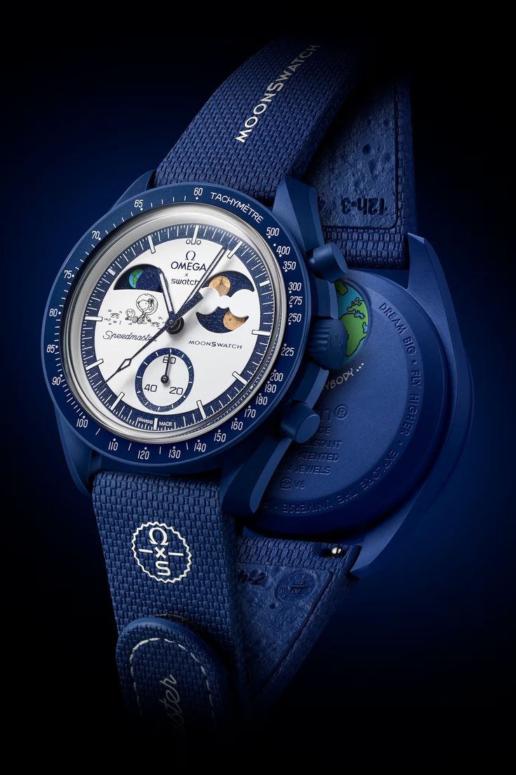 Swatch X Omega Mission To Earthphase Moonshine Gold