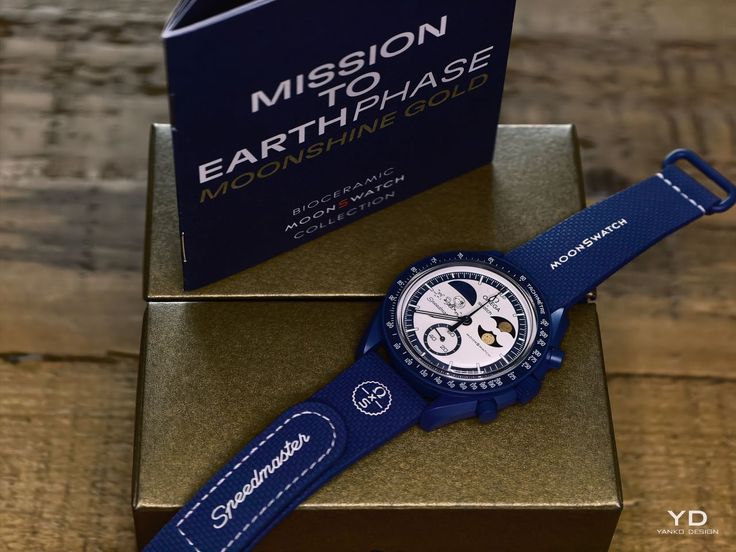 Swatch X Omega Mission To Earthphase Moonshine Gold