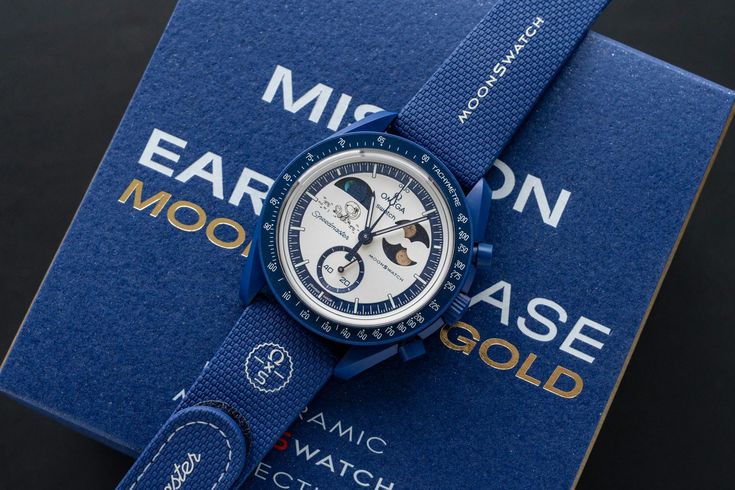 Swatch X Omega Mission To Earthphase Moonshine Gold